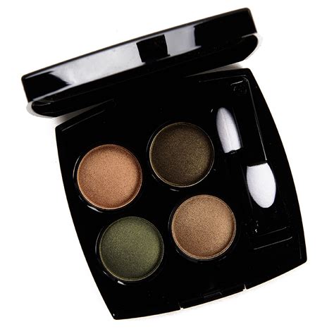 chanel green eyeshadow|chanel blurry green eyeshadow quad.